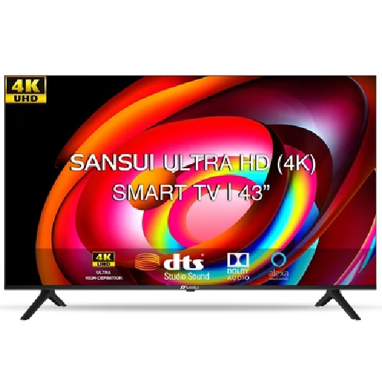 Sansui Prime Series 109 cm (43 inches) 4K Ultra HD Certified Android LED TV JSW43ASUHD